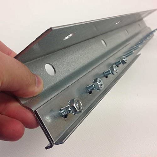 Strip Curtain Door Hanger, Universal Mount 14ga 304 Stainless Steel, Heavy Duty 8ft 96"in