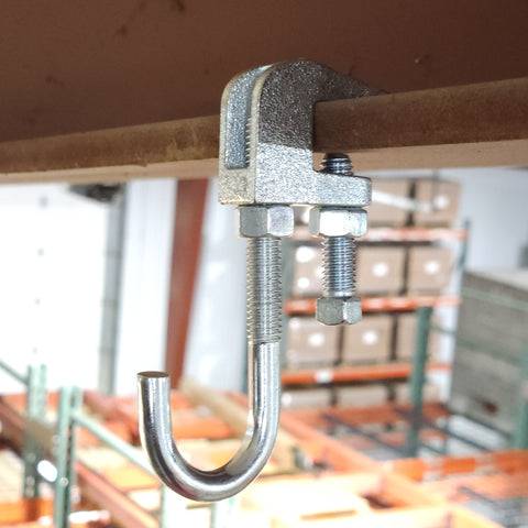 Beam Flange Clamp with J-Hook