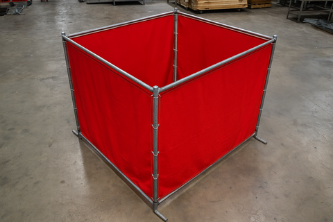 Industrial Freestanding Curtains