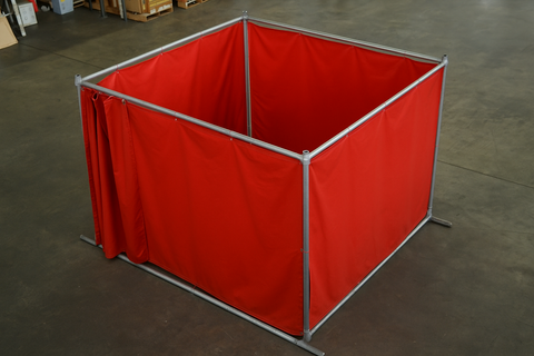 Industrial Freestanding Curtains