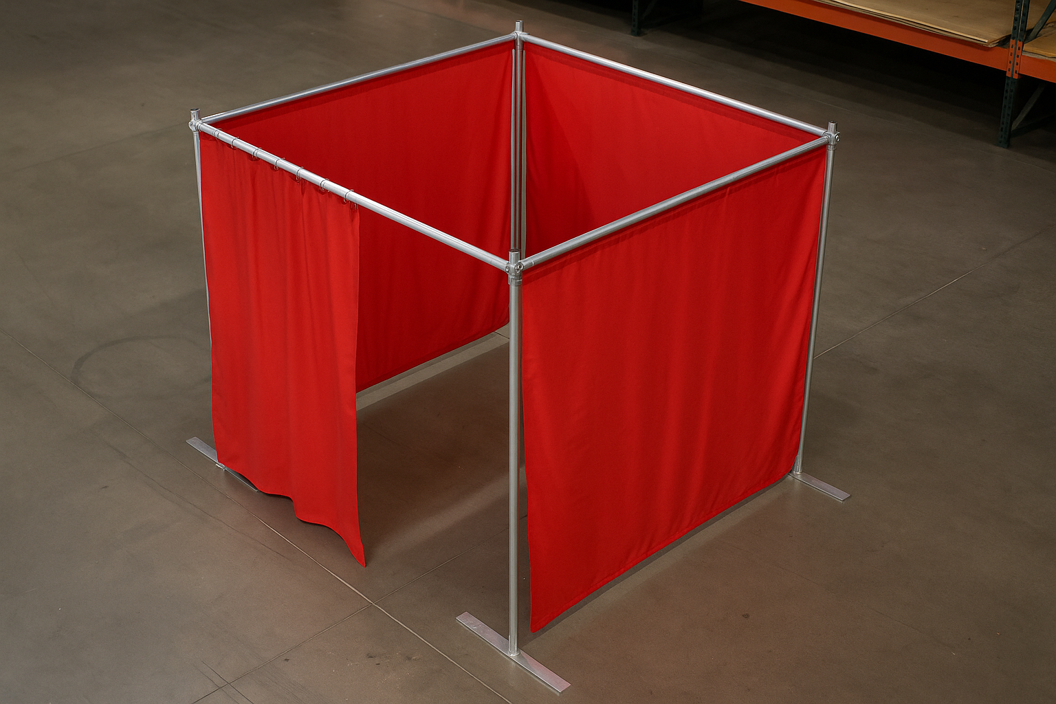 Industrial Freestanding Curtains