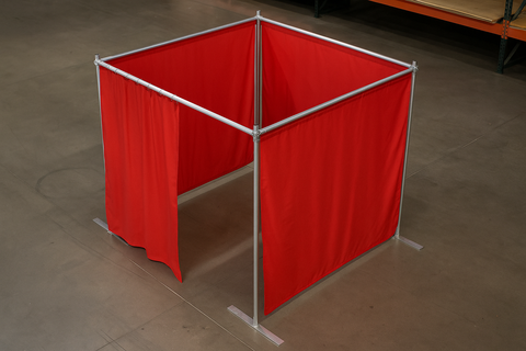 Industrial Freestanding Curtains