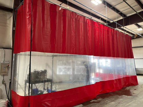 Autobody Shop Curtains / Prep Station