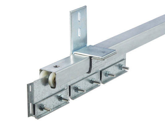 Strip Curtain Door Hardware Choose your Own Size - Galvanized Slide Mount Hanger