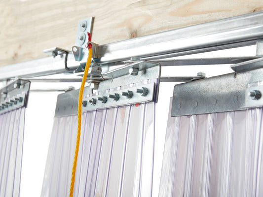 Accordion Folding Strip Curtain Door Hanger