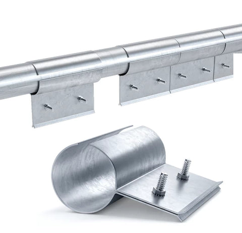 Pipe Mount Strip Curtain Hardware