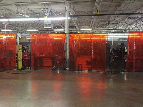Freestanding Welding PVC Curtains