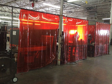 Freestanding Welding PVC Curtains